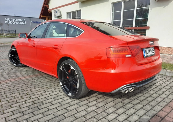 Audi A5 cena 49900 przebieg: 240000, rok produkcji 2014 z Malbork małe 379